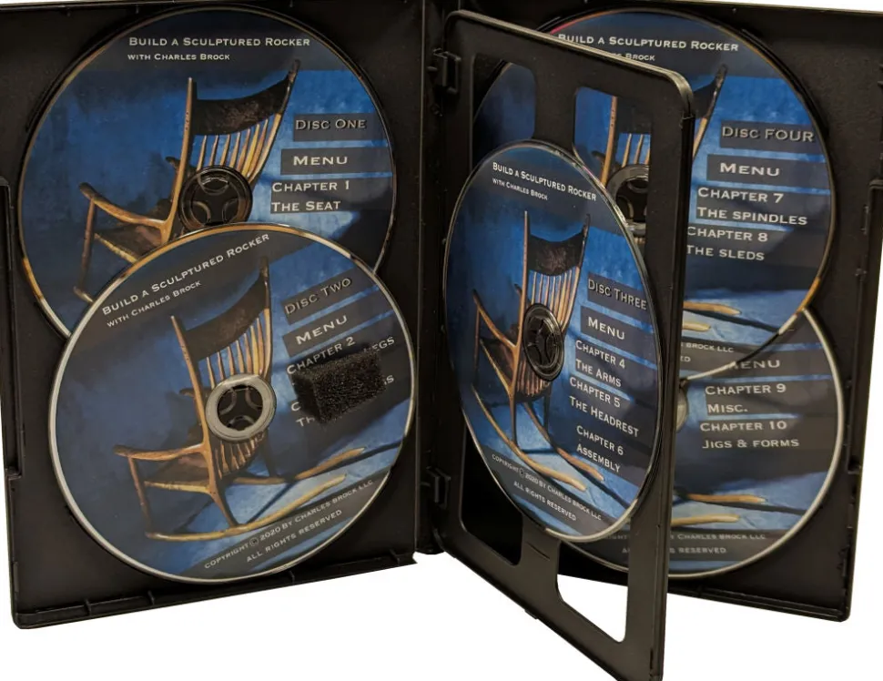 Build a Sculptured Rocker with Chuck Brock DVD Set & Streaming Video