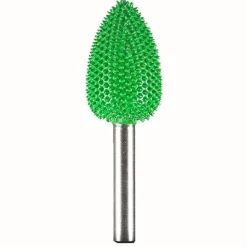 Flame Saburr Tooth Carbide Burrs - 1/4 inch Shank