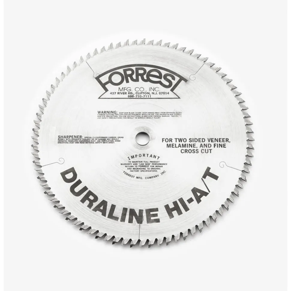 Forrest Duraline High-A/T Blade - 10" 80 tooth