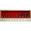 13 Piece Bit Set for Leigh D-Series 24in Dovetail Jigs