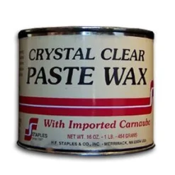Staples Clear Wax with Carnauba - 1lb